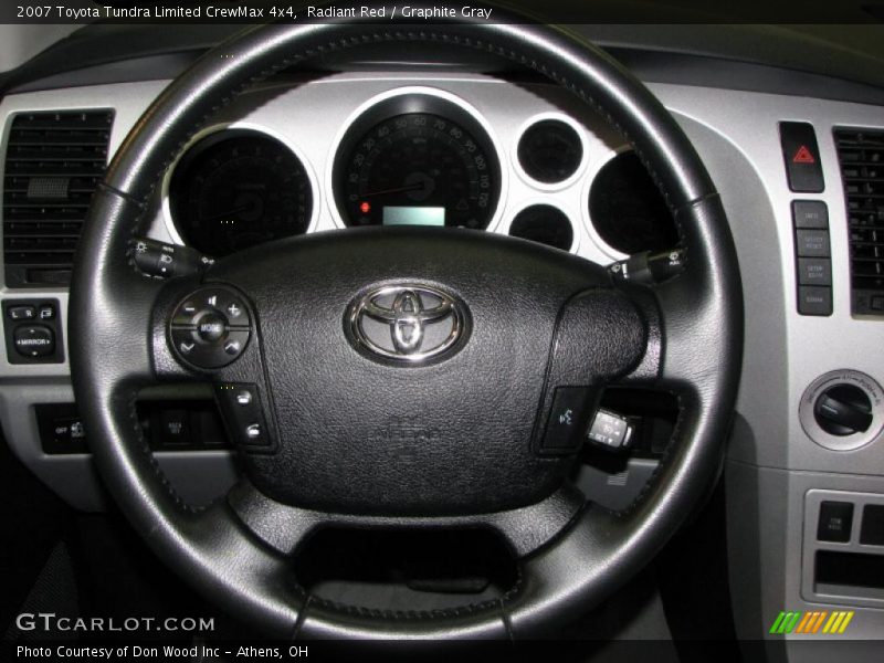 Radiant Red / Graphite Gray 2007 Toyota Tundra Limited CrewMax 4x4