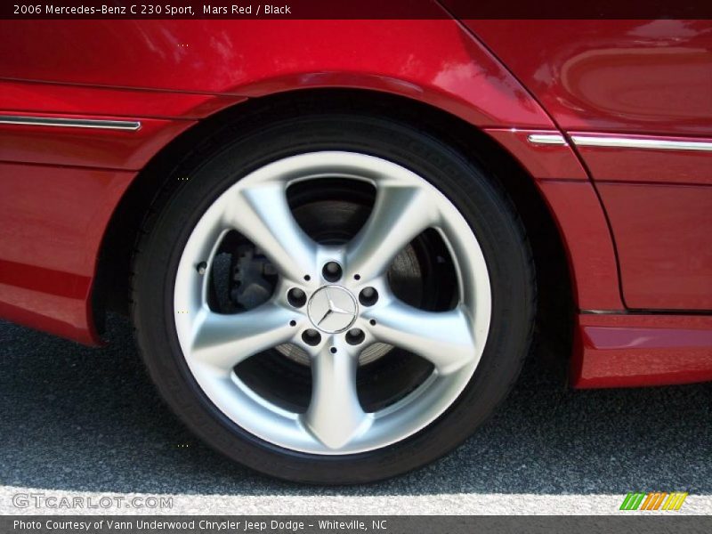 Mars Red / Black 2006 Mercedes-Benz C 230 Sport