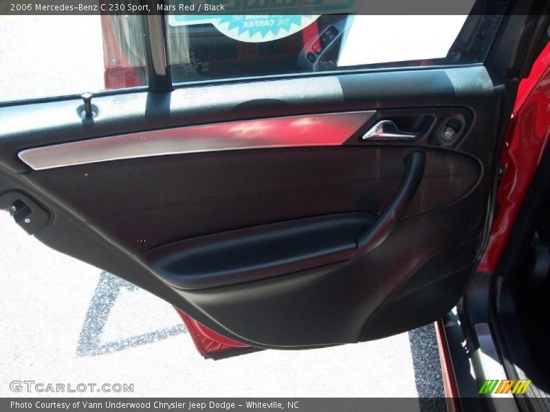 Mars Red / Black 2006 Mercedes-Benz C 230 Sport