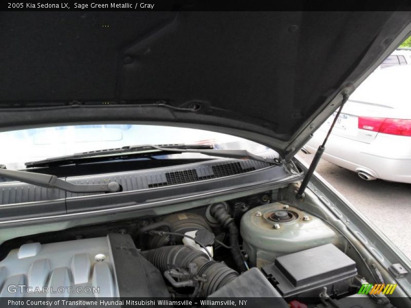 Sage Green Metallic / Gray 2005 Kia Sedona LX