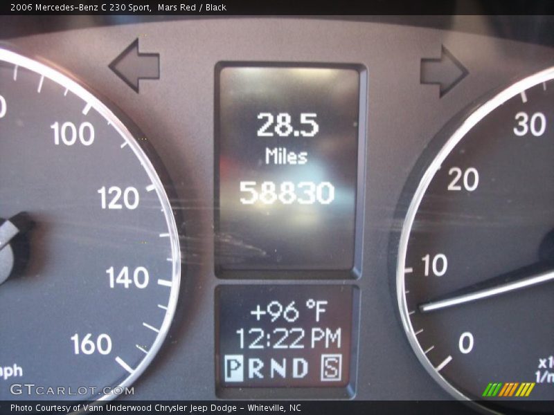 Mars Red / Black 2006 Mercedes-Benz C 230 Sport