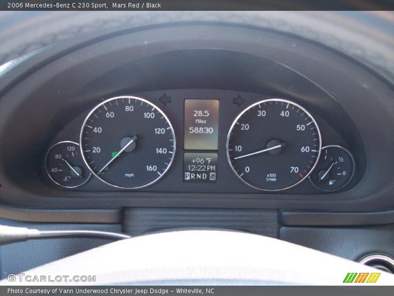 Mars Red / Black 2006 Mercedes-Benz C 230 Sport
