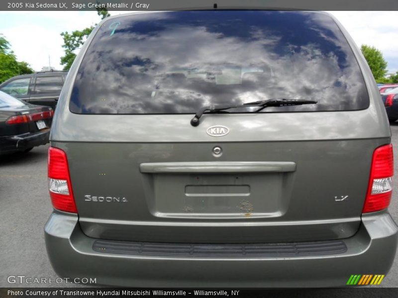Sage Green Metallic / Gray 2005 Kia Sedona LX