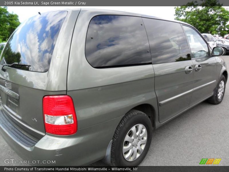 Sage Green Metallic / Gray 2005 Kia Sedona LX