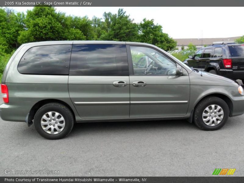 Sage Green Metallic / Gray 2005 Kia Sedona LX