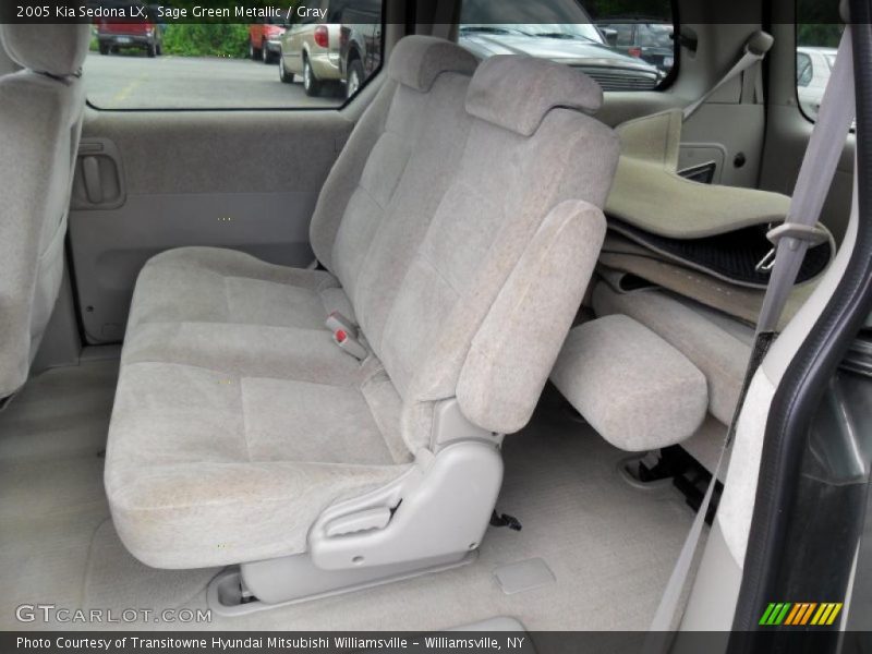 Sage Green Metallic / Gray 2005 Kia Sedona LX