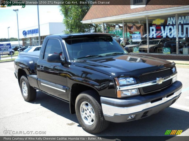 Black / Dark Charcoal 2004 Chevrolet Silverado 1500 Z71 Regular Cab 4x4