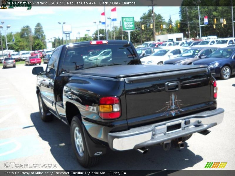 Black / Dark Charcoal 2004 Chevrolet Silverado 1500 Z71 Regular Cab 4x4