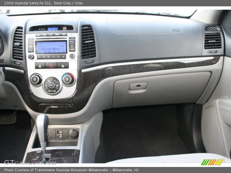 Steel Gray / Gray 2009 Hyundai Santa Fe GLS