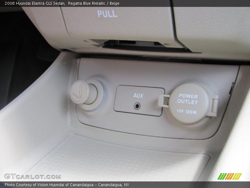 Regatta Blue Metallic / Beige 2008 Hyundai Elantra GLS Sedan
