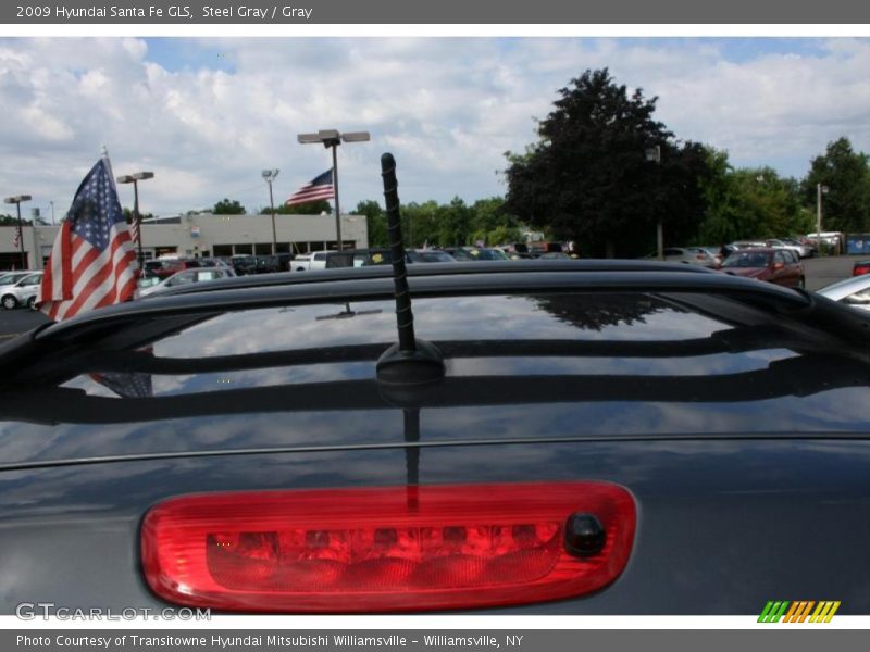 Steel Gray / Gray 2009 Hyundai Santa Fe GLS