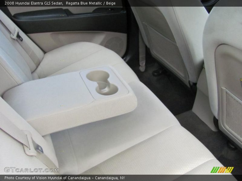 Regatta Blue Metallic / Beige 2008 Hyundai Elantra GLS Sedan