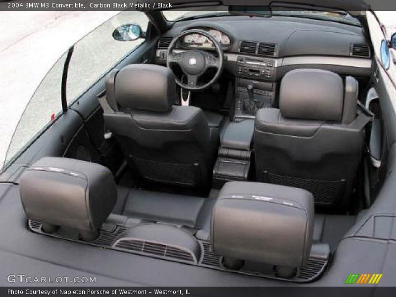 Carbon Black Metallic / Black 2004 BMW M3 Convertible