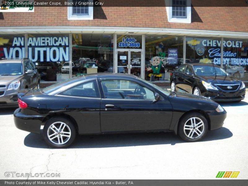 Black / Graphite Gray 2005 Chevrolet Cavalier Coupe
