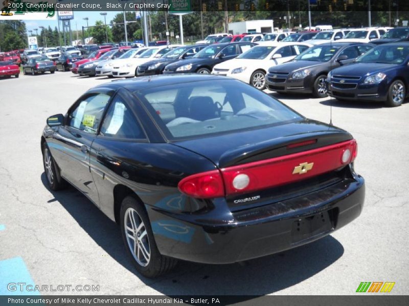 Black / Graphite Gray 2005 Chevrolet Cavalier Coupe