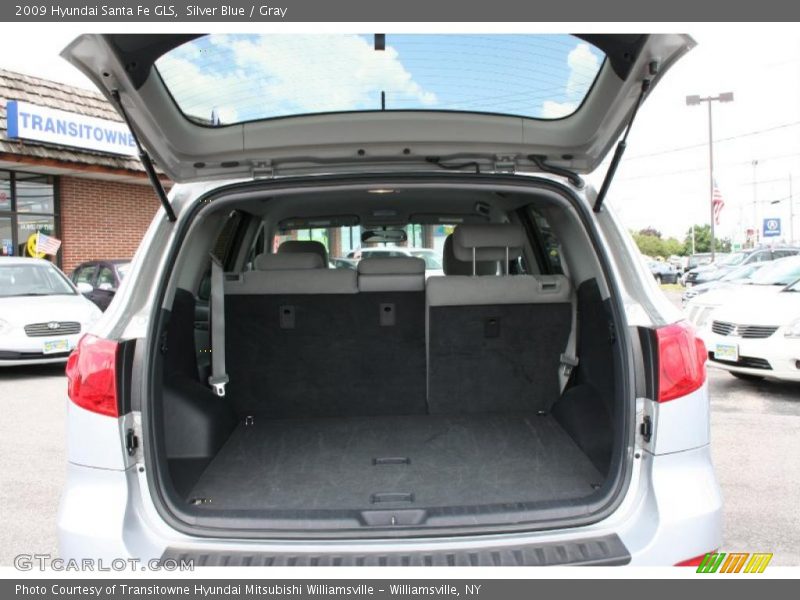 Silver Blue / Gray 2009 Hyundai Santa Fe GLS