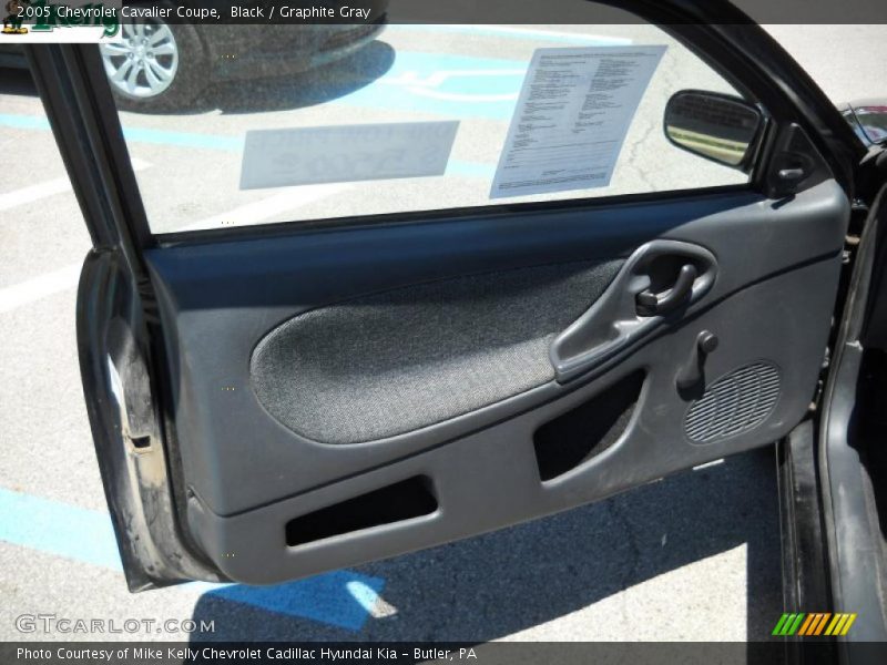 Black / Graphite Gray 2005 Chevrolet Cavalier Coupe
