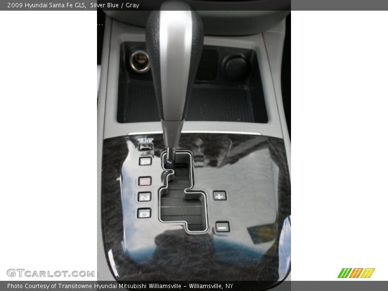Silver Blue / Gray 2009 Hyundai Santa Fe GLS