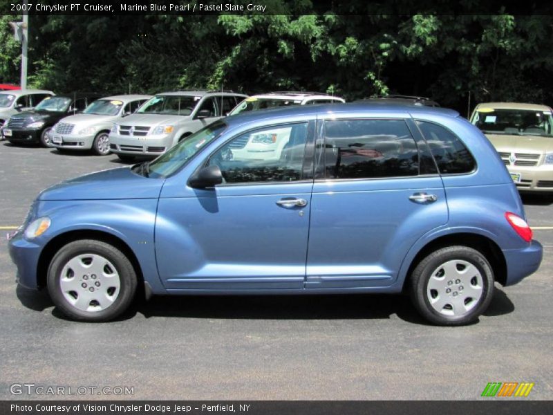 Marine Blue Pearl / Pastel Slate Gray 2007 Chrysler PT Cruiser