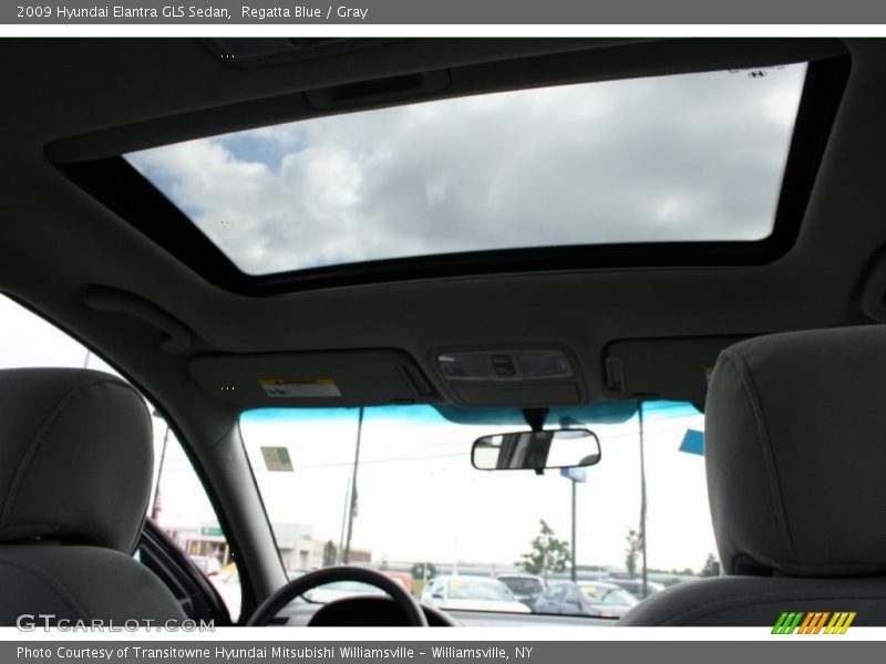 Regatta Blue / Gray 2009 Hyundai Elantra GLS Sedan