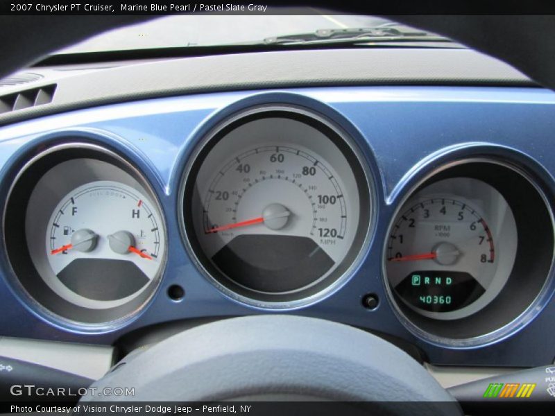 Marine Blue Pearl / Pastel Slate Gray 2007 Chrysler PT Cruiser