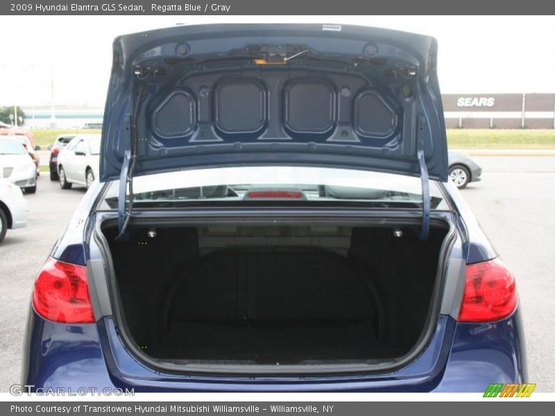 Regatta Blue / Gray 2009 Hyundai Elantra GLS Sedan