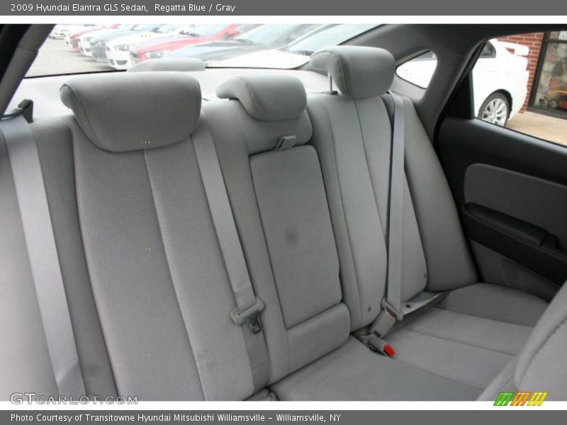 Regatta Blue / Gray 2009 Hyundai Elantra GLS Sedan