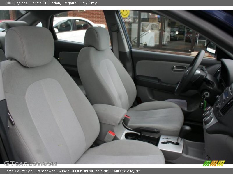 Regatta Blue / Gray 2009 Hyundai Elantra GLS Sedan