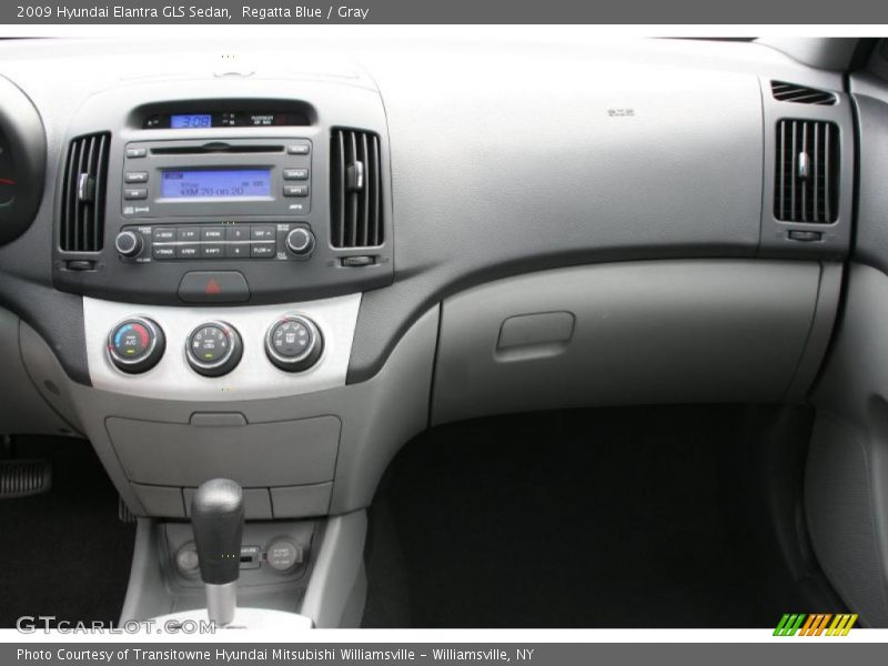 Regatta Blue / Gray 2009 Hyundai Elantra GLS Sedan