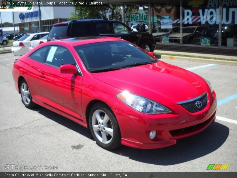 Absolutely Red / Charcoal 2006 Toyota Solara SE Coupe