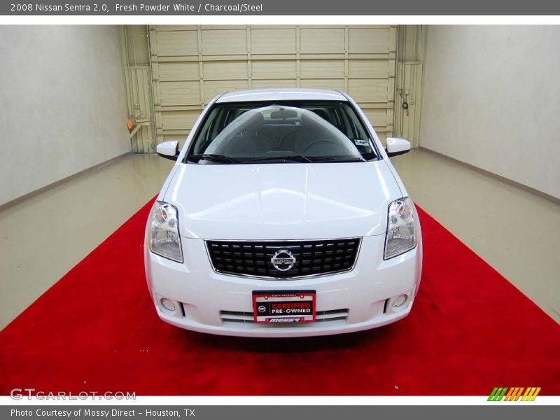 Fresh Powder White / Charcoal/Steel 2008 Nissan Sentra 2.0