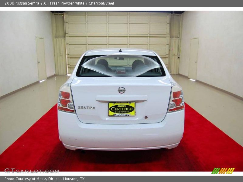 Fresh Powder White / Charcoal/Steel 2008 Nissan Sentra 2.0
