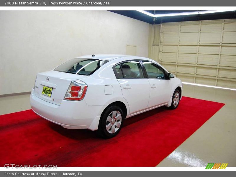 Fresh Powder White / Charcoal/Steel 2008 Nissan Sentra 2.0