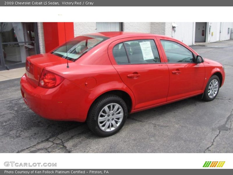 Victory Red / Gray 2009 Chevrolet Cobalt LS Sedan