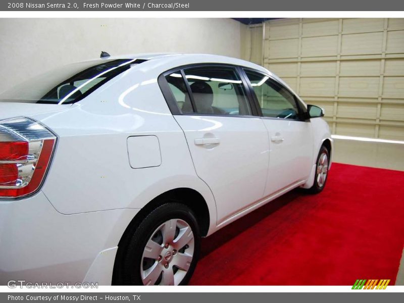 Fresh Powder White / Charcoal/Steel 2008 Nissan Sentra 2.0