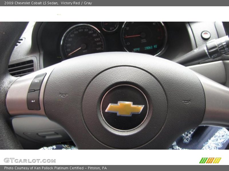 Victory Red / Gray 2009 Chevrolet Cobalt LS Sedan