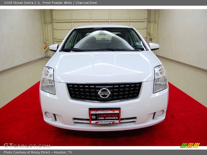 Fresh Powder White / Charcoal/Steel 2008 Nissan Sentra 2.0