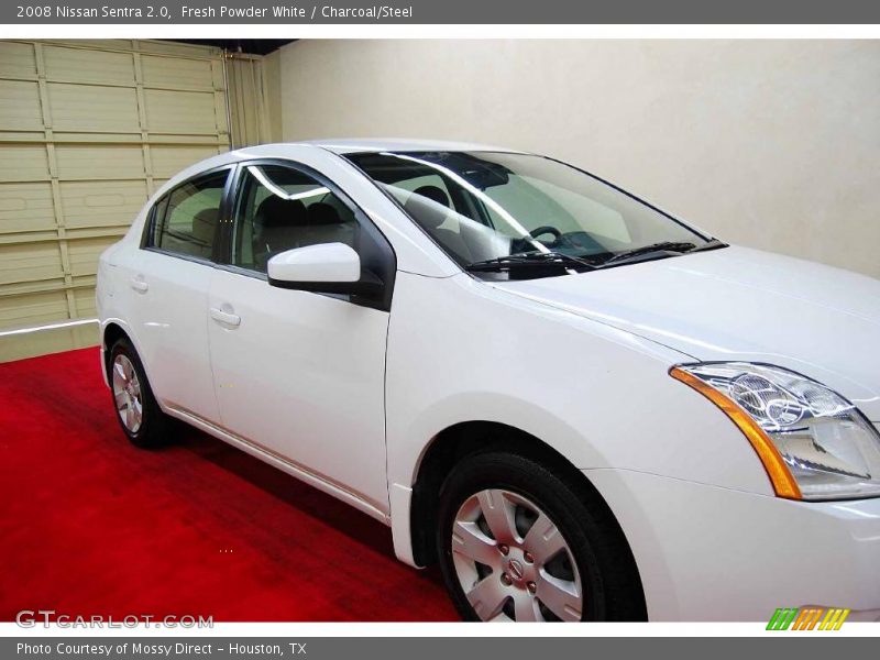 Fresh Powder White / Charcoal/Steel 2008 Nissan Sentra 2.0