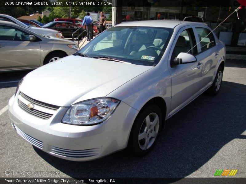 Ultra Silver Metallic / Gray 2008 Chevrolet Cobalt LT Sedan