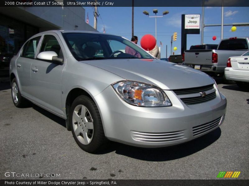Ultra Silver Metallic / Gray 2008 Chevrolet Cobalt LT Sedan