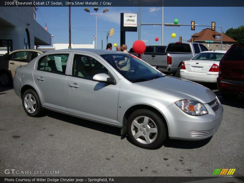 Ultra Silver Metallic / Gray 2008 Chevrolet Cobalt LT Sedan