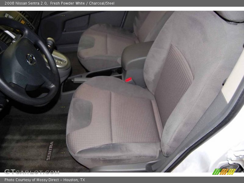 Fresh Powder White / Charcoal/Steel 2008 Nissan Sentra 2.0