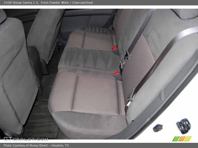 Fresh Powder White / Charcoal/Steel 2008 Nissan Sentra 2.0