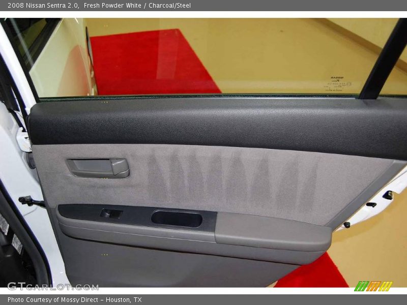Fresh Powder White / Charcoal/Steel 2008 Nissan Sentra 2.0
