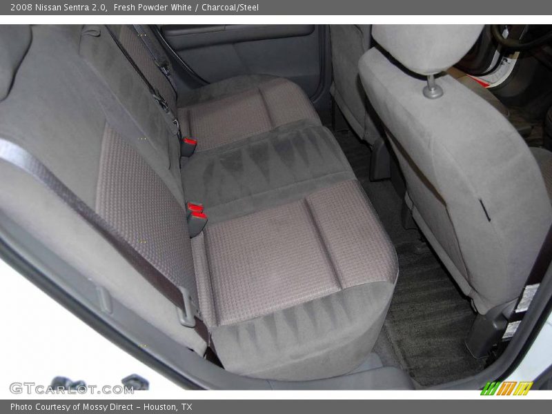 Fresh Powder White / Charcoal/Steel 2008 Nissan Sentra 2.0