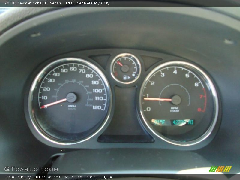 Ultra Silver Metallic / Gray 2008 Chevrolet Cobalt LT Sedan