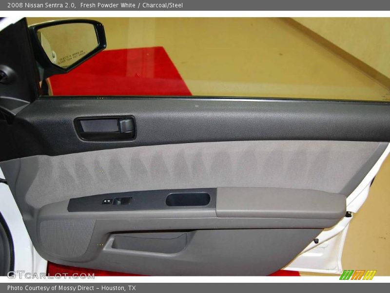 Fresh Powder White / Charcoal/Steel 2008 Nissan Sentra 2.0