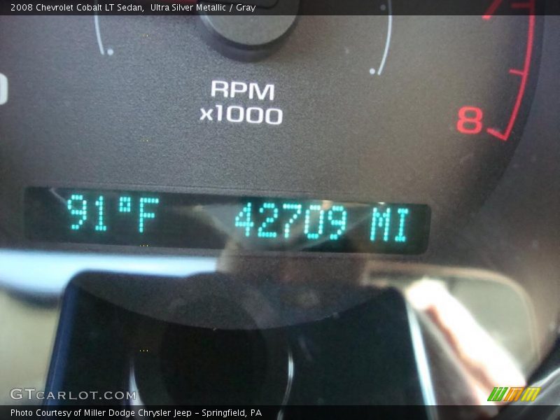Ultra Silver Metallic / Gray 2008 Chevrolet Cobalt LT Sedan