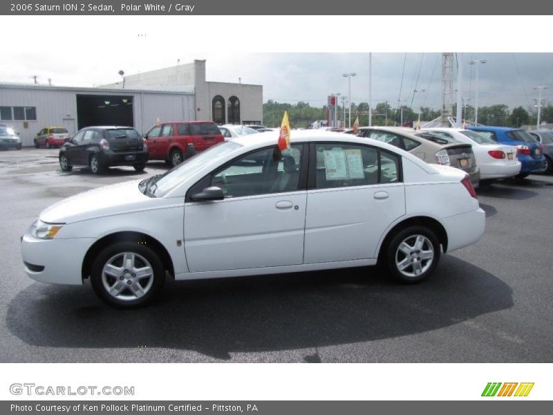 Polar White / Gray 2006 Saturn ION 2 Sedan