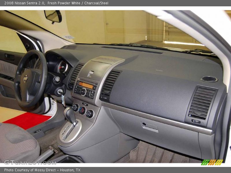 Fresh Powder White / Charcoal/Steel 2008 Nissan Sentra 2.0